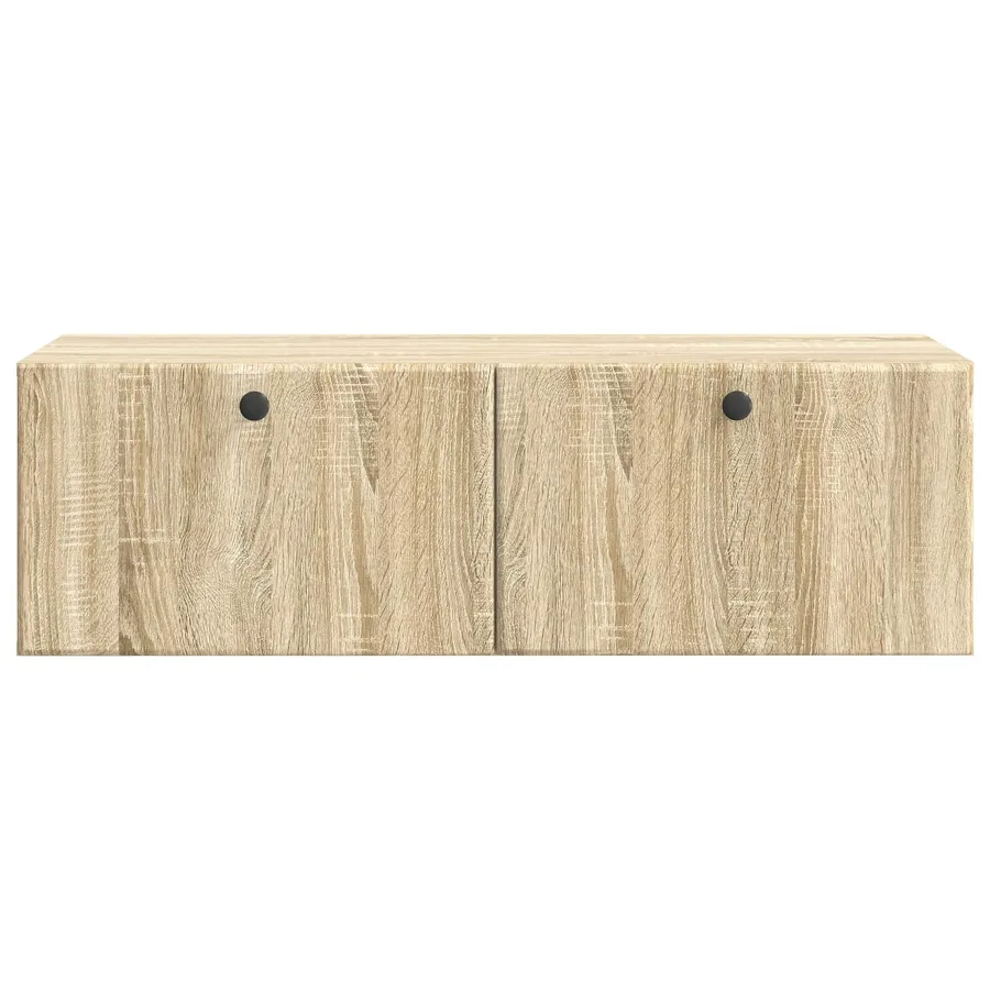 Meuble TV mural 98 x 41 x 30 cm Chêne Sonoma Bois d'ingénierie - 6