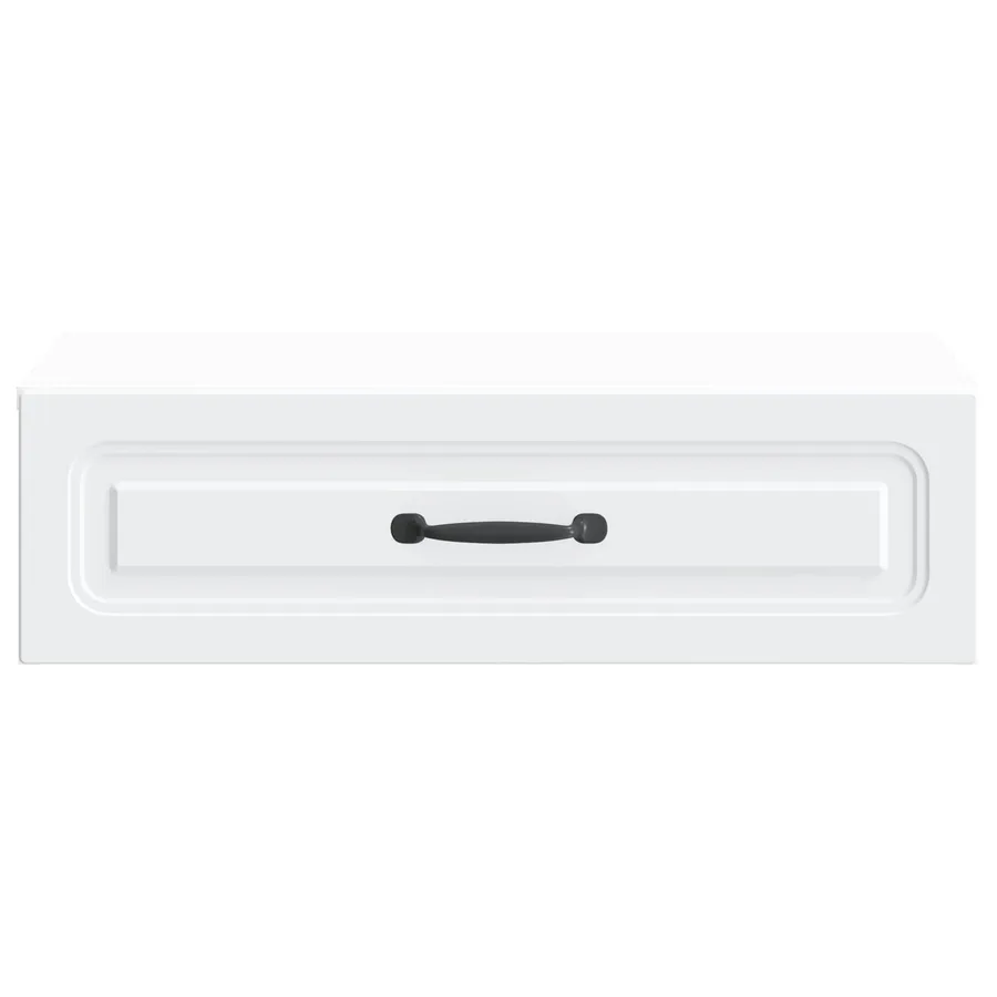 Table d'appoint murale Blanc 59 x 34,5 x 17 cm - 5