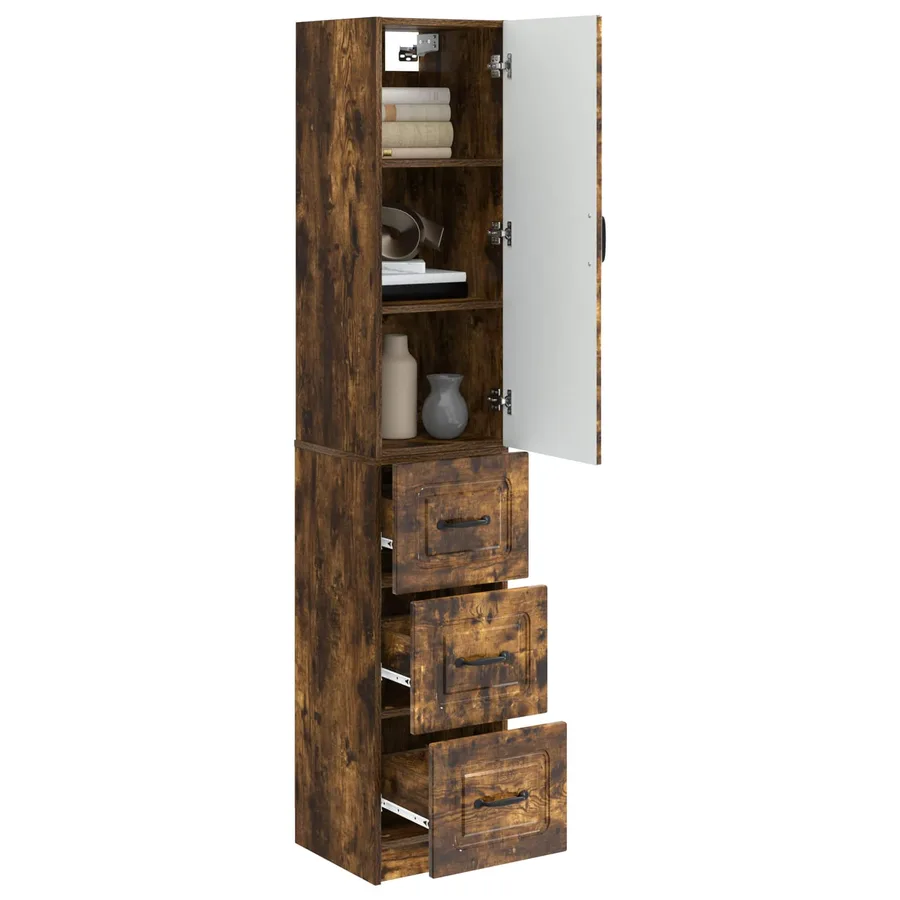 Ensemble de Meubles 2 pcs Chêne fumé 33 x 34,5 x 87 cm - 3