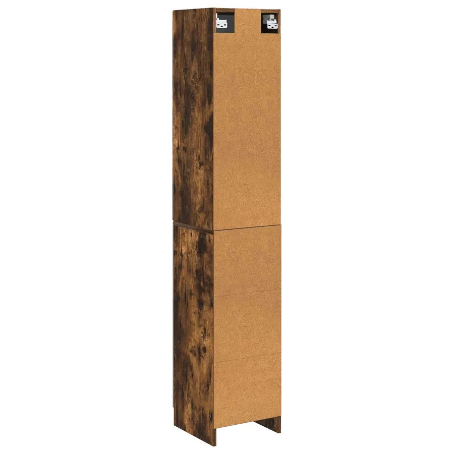 Ensemble de Meubles 2 pcs Chêne fumé 33 x 34,5 x 87 cm - 7