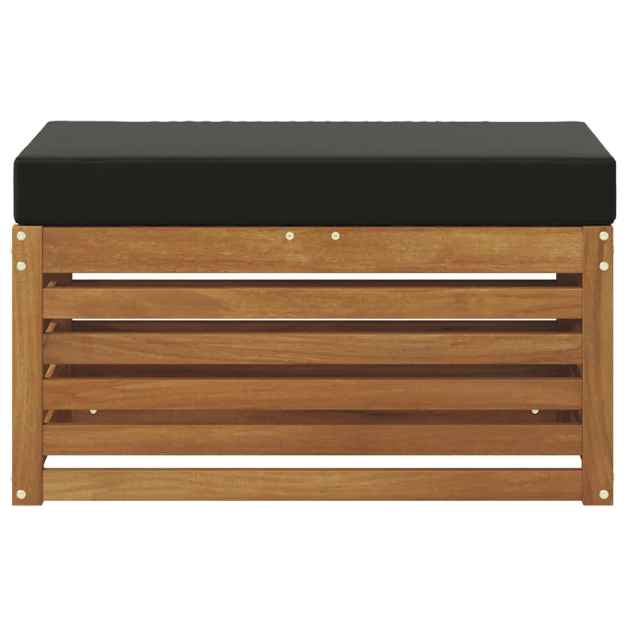 Banc de Jardin Bois d'Acacia Massif Naturel - 3