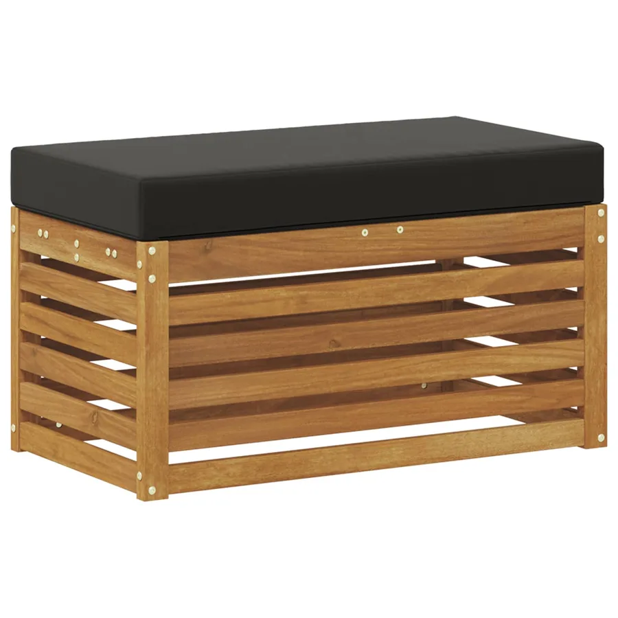 Banc de Jardin Bois d'Acacia Massif Naturel - 5