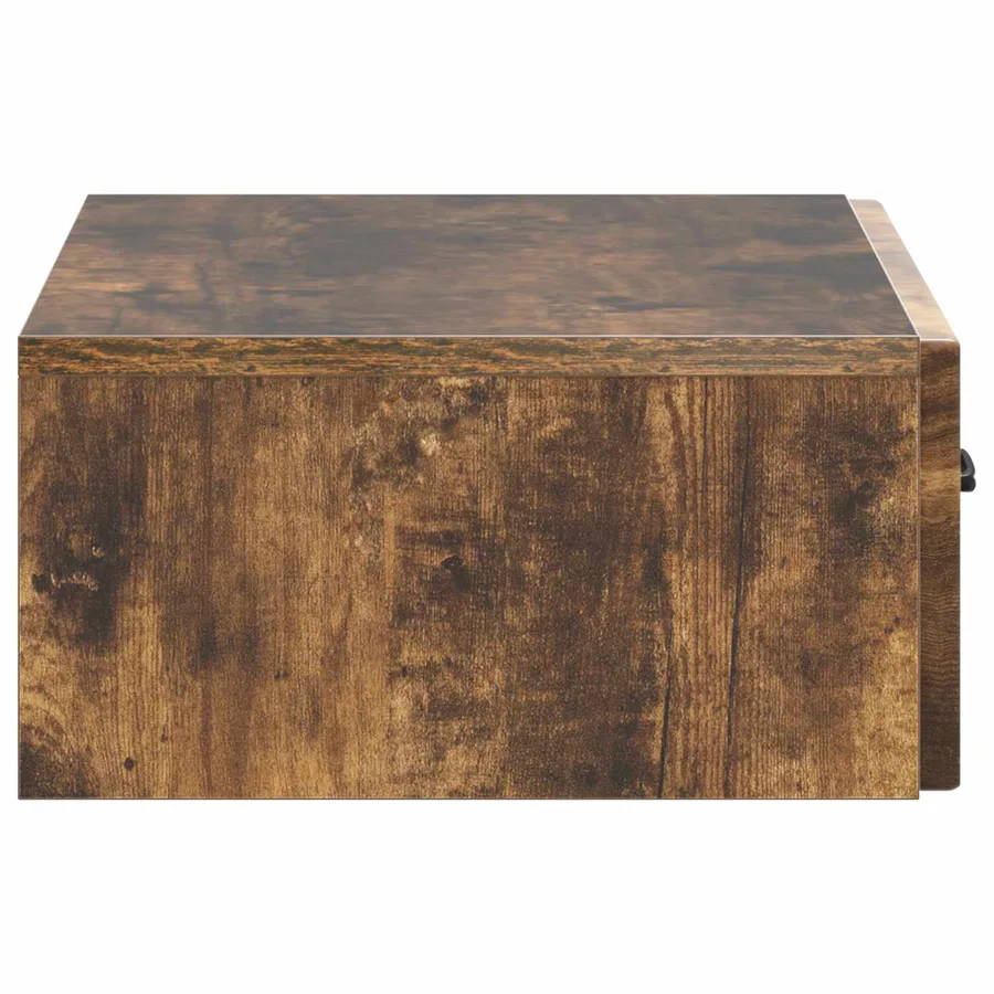 Table d'appoint murale Chêne fumé 59 x 34,5 x 17 cm - 6