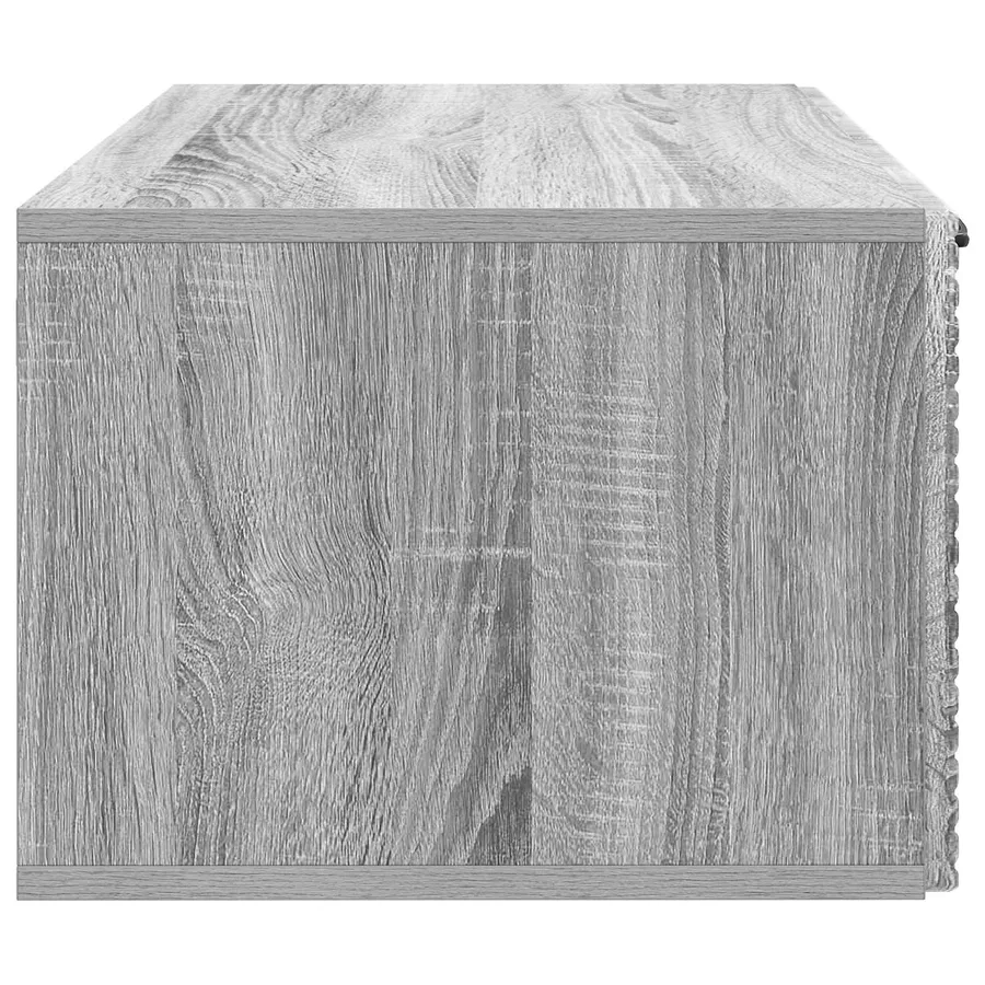 Meuble TV mural Sonoma gris 59,5 x 41 x 30 cm Bois d'ingénierie - 7