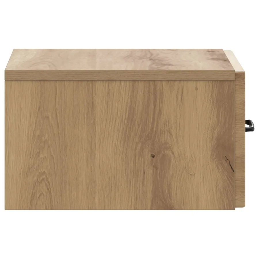 Cabinet de chevet mural Chêne artisanal 34,5 x 33 x 20 cm - 6