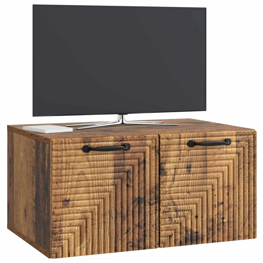 Meuble TV mural Bois ancien 59,5 x 41 x 30 cm Bois d'ingénierie - 3