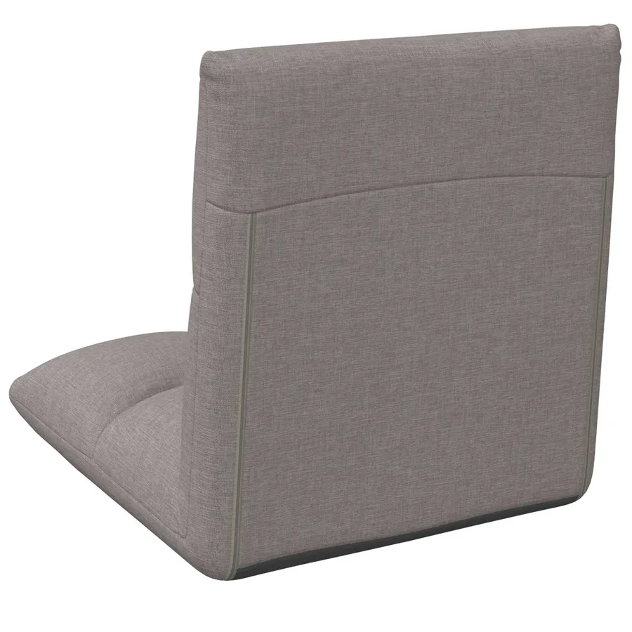 Fauteuil de sol ajustable Taupe Tissu - 6