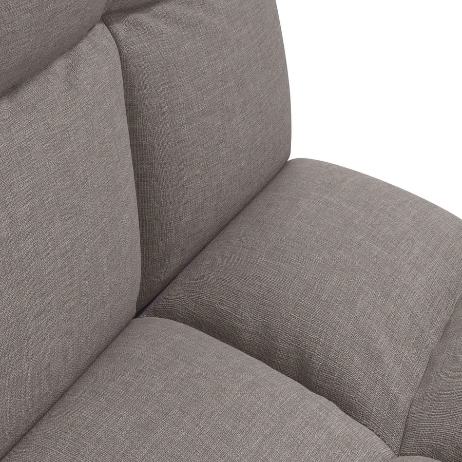 Fauteuil de sol ajustable Taupe Tissu - 7
