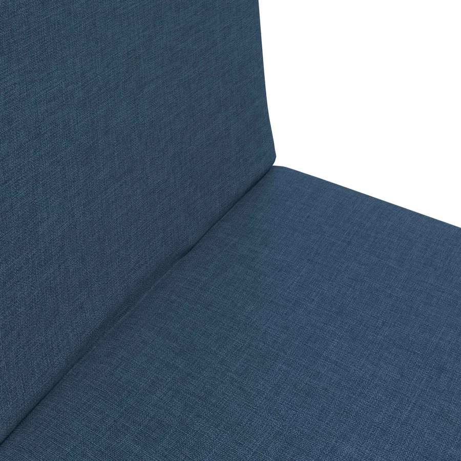 Fauteuil de sol ajustable Bleu Tissu - 7