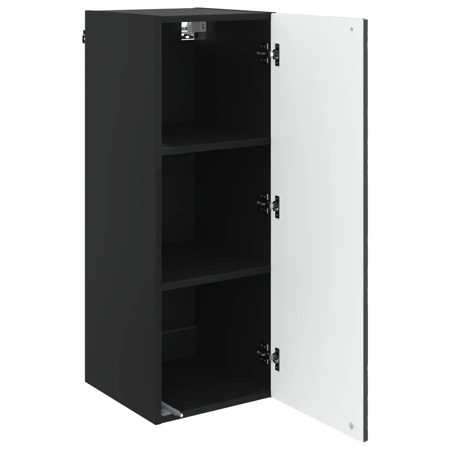 Armoire Murale Noir 33 x 34,5 x 90 cm Bois d'ingénierie - 3