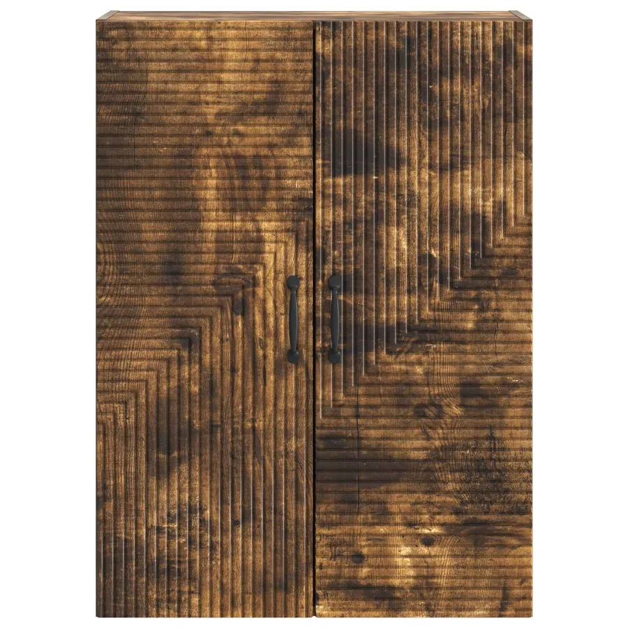 Armoire Murale Chêne fumé 66 x 34,5 x 90 cm Bois d'ingénierie - 4