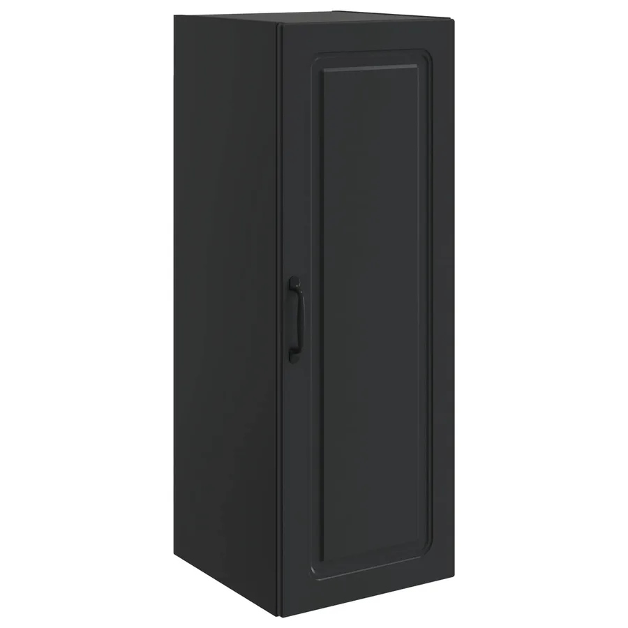 Armoire Murale Noir 33 x 34,5 x 90 cm Bois d'ingénierie - 2