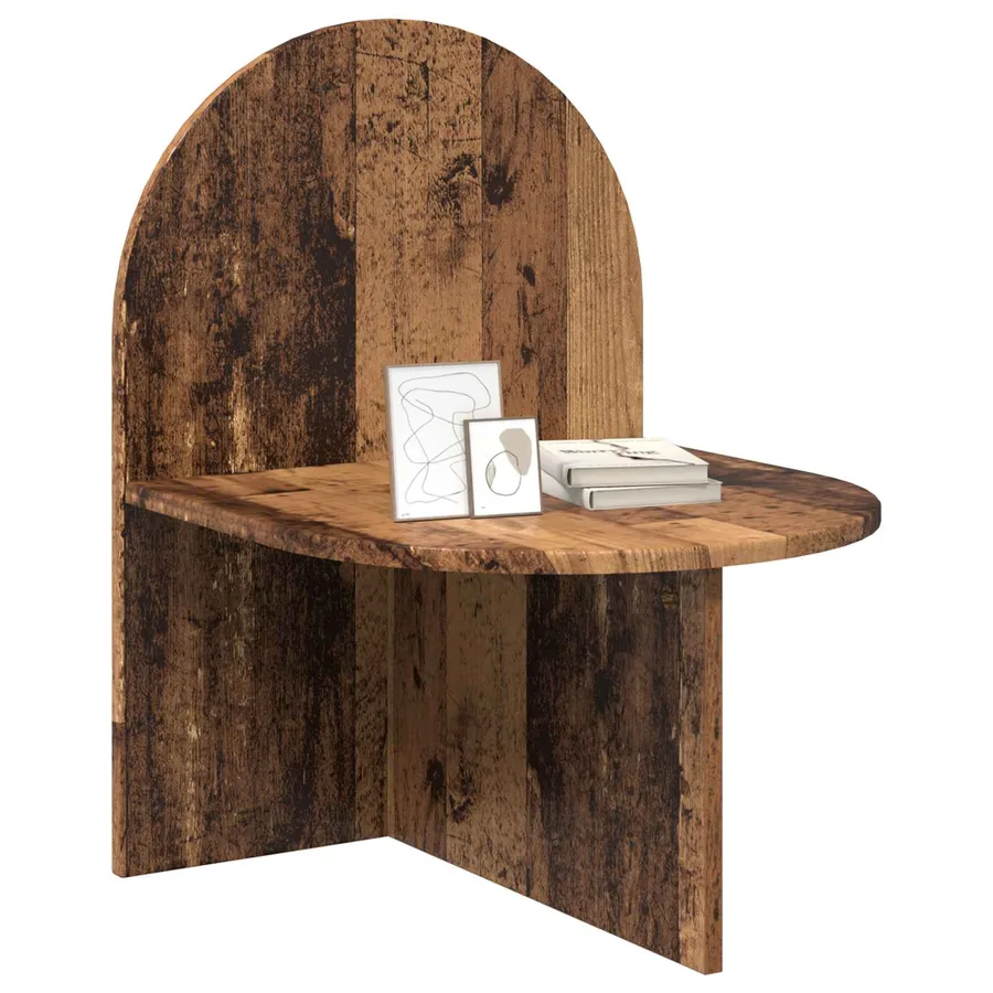 Table de chevet Bois ancien 48 x 49 x 65 cm Bois d’ingénierie - 3