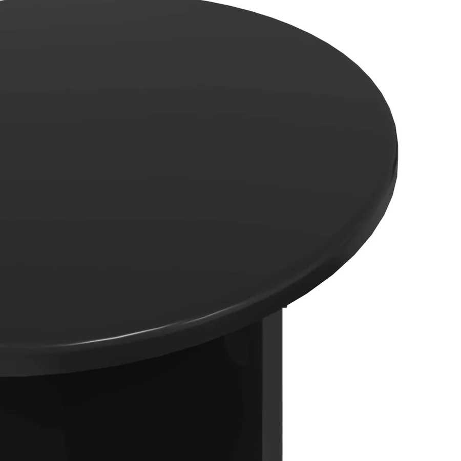 Ensemble de tables d'appoint 2 pcs Chêne noir Bois d'ingénierie - 6