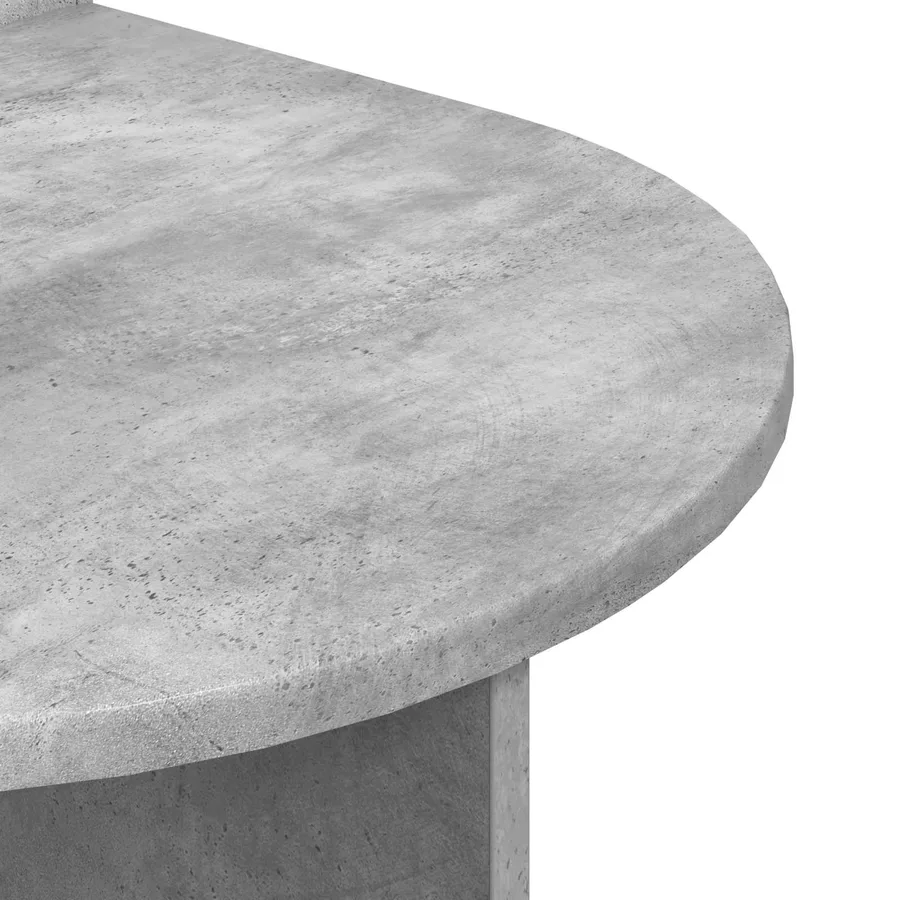 Table de chevet Gris béton 48 x 49 x 65 cm Bois d’ingénierie - 7