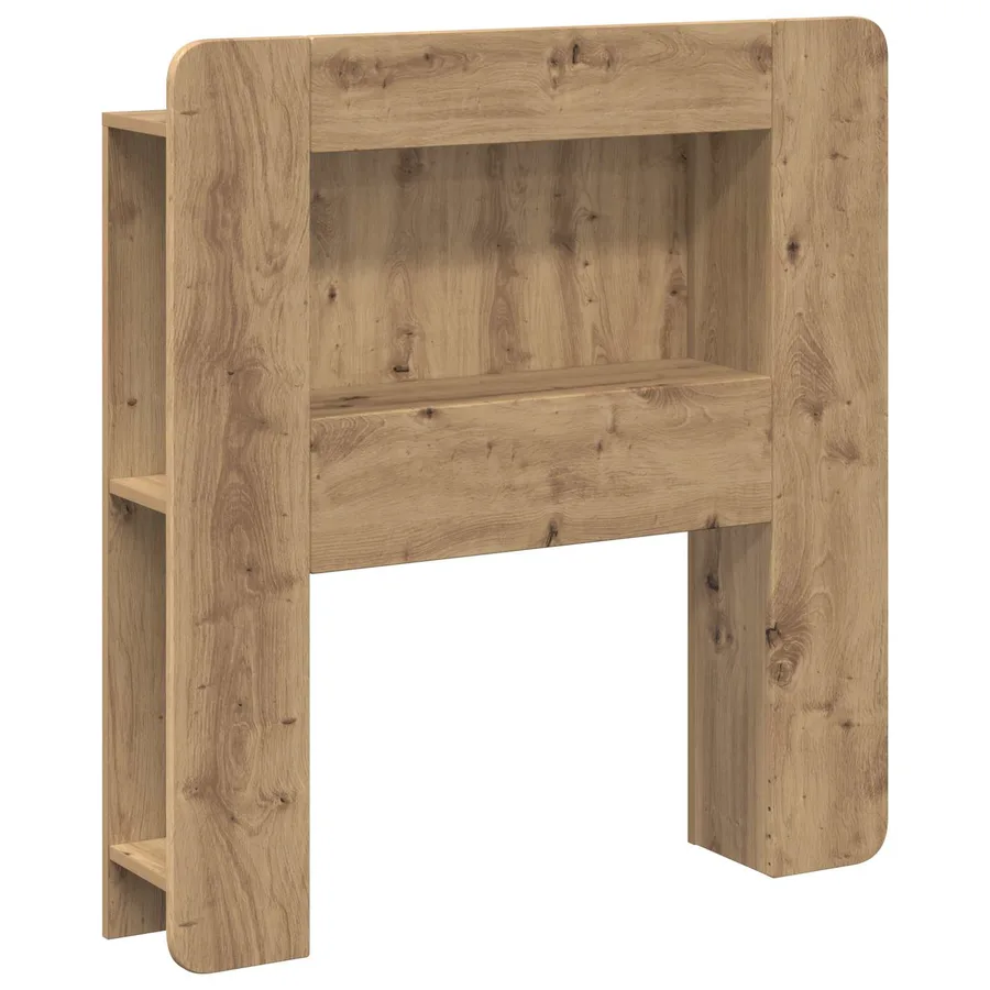 Cabinet de Tête de Lit Chêne artisanal 80 cm Bois d’ingénierie - 2