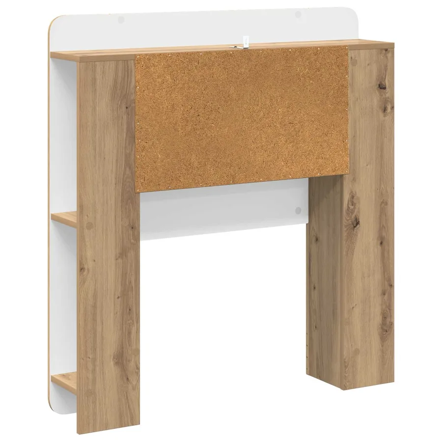 Cabinet de Tête de Lit Chêne artisanal 80 cm Bois d’ingénierie - 7
