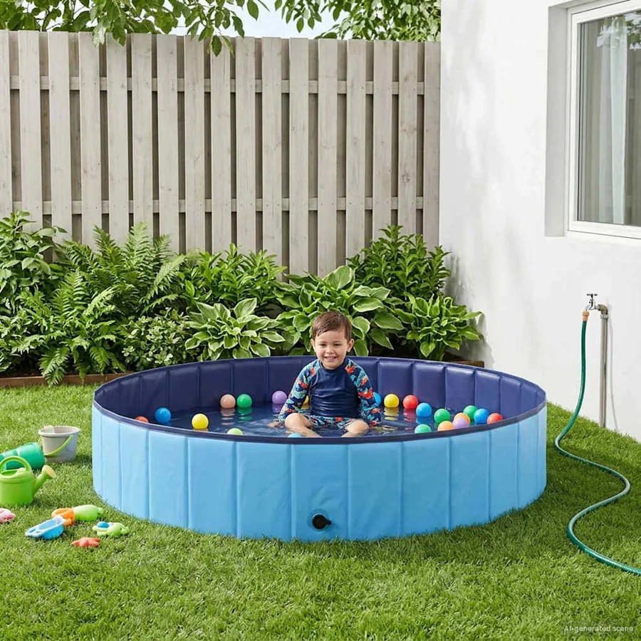Piscine pour enfants Bleu Ø 160 x 30 cm