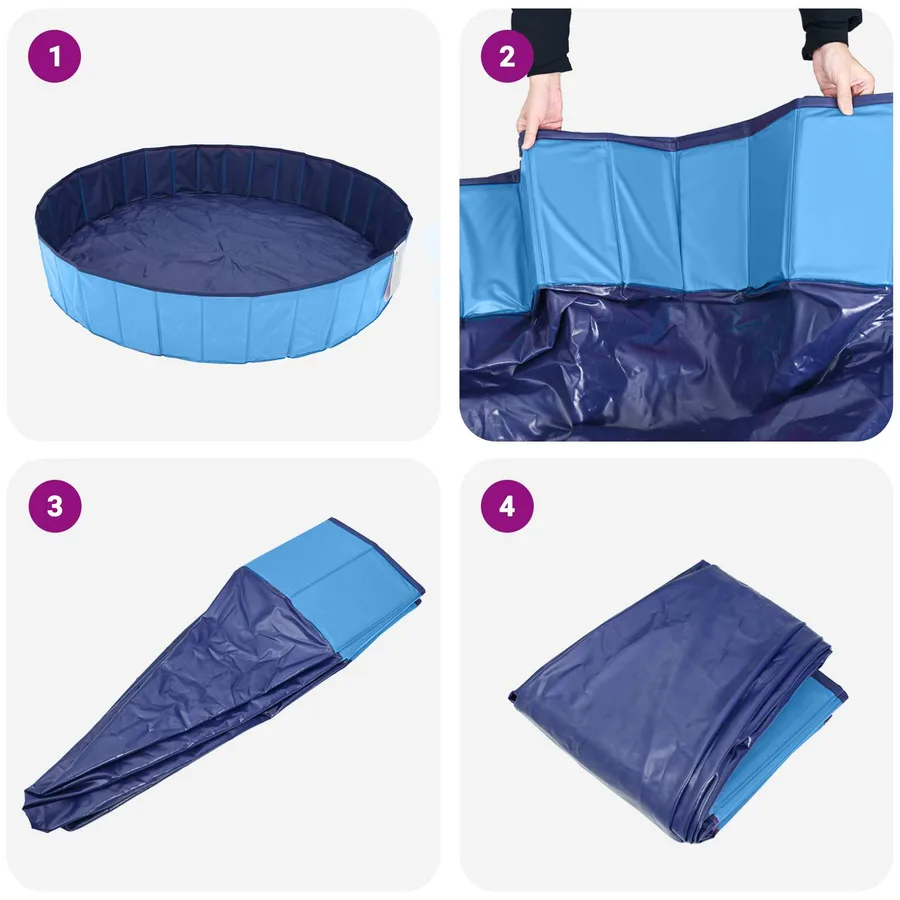 Piscine pour enfants Bleu Ø 160 x 30 cm - 5