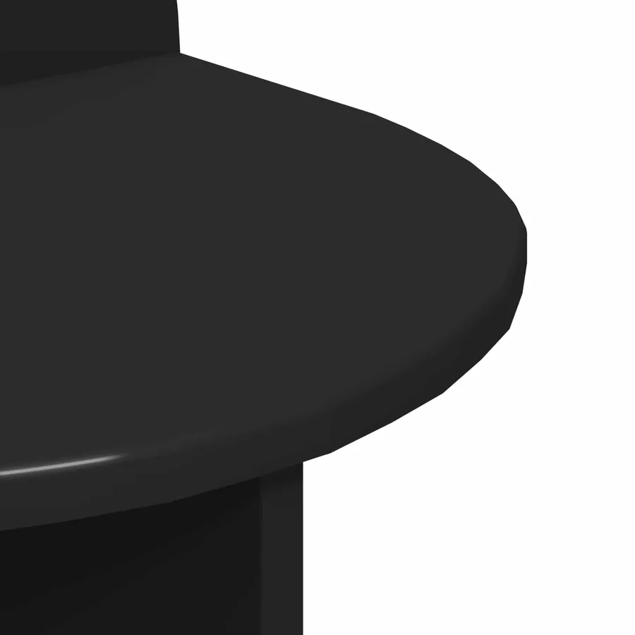Table de chevet Chêne noir 40 x 35,5 x 45,5 cm - 7