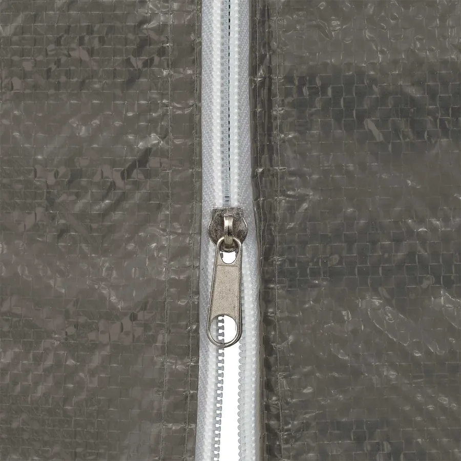 Mur de tente de fête 2 pcs Anthracite 200 x 195 cm PE et acier - 4