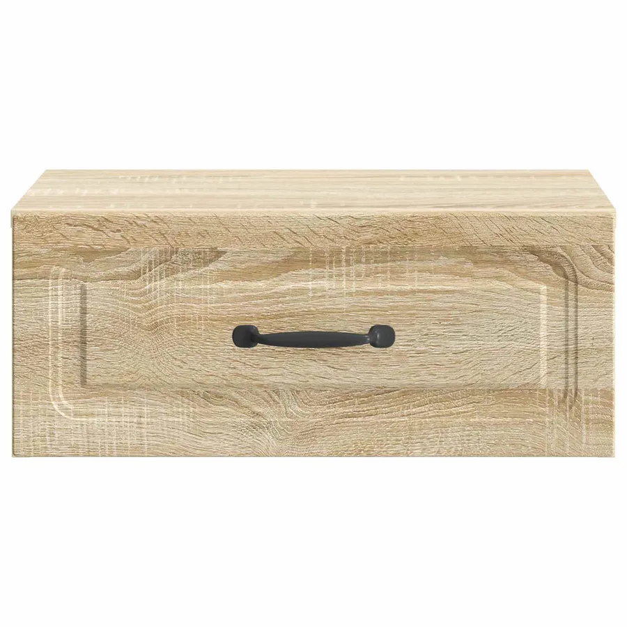 Cabinet de chevet mural 2 pcs Chêne Sonoma 49 x 34,5 x 20 cm - 7