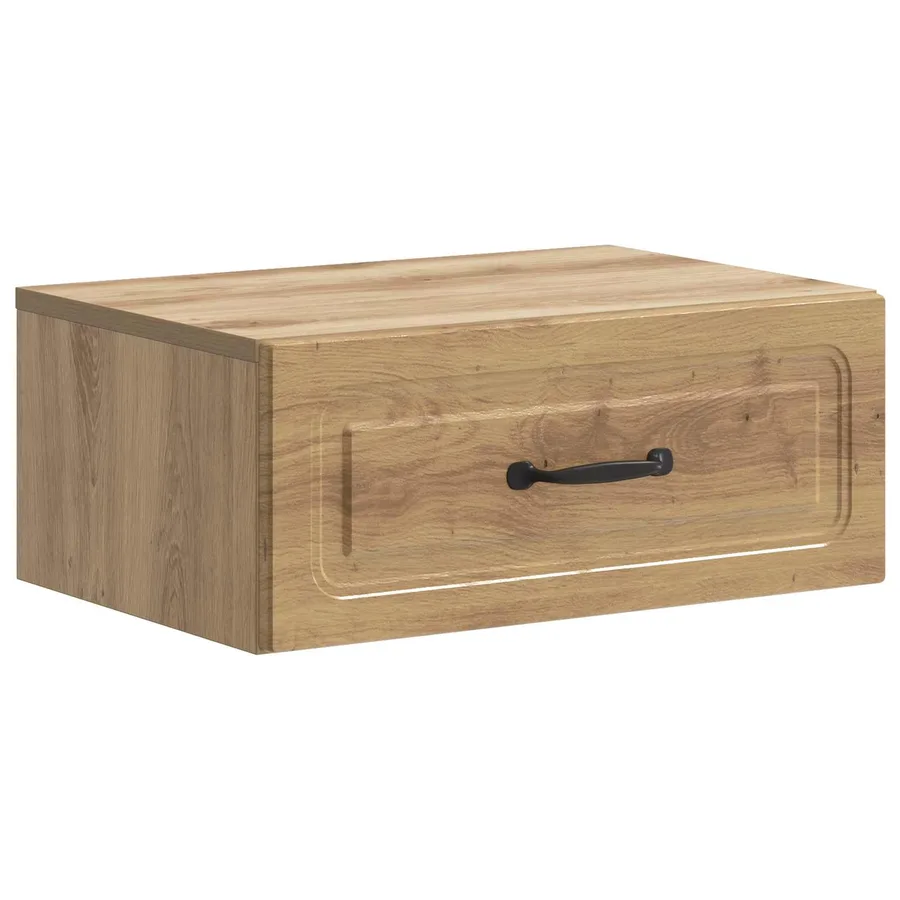 Cabinet de chevet mural 2 pc Chêne artisanal 49 x 34,5 x 20 cm - 5
