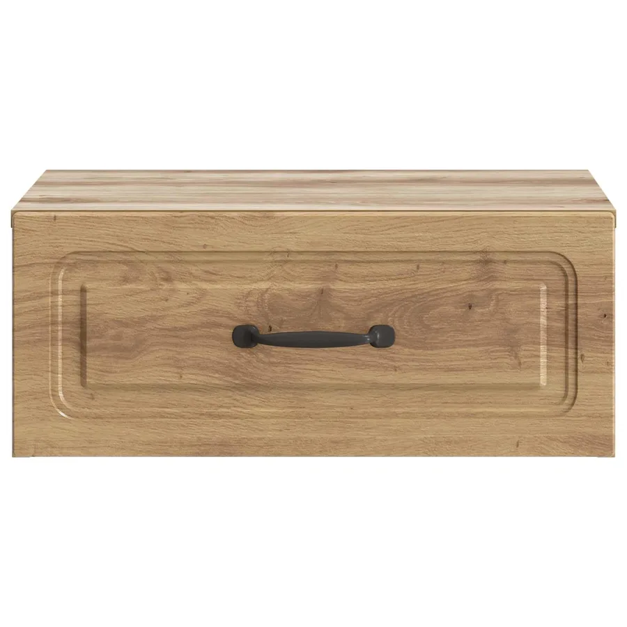 Cabinet de chevet mural 2 pc Chêne artisanal 49 x 34,5 x 20 cm - 7