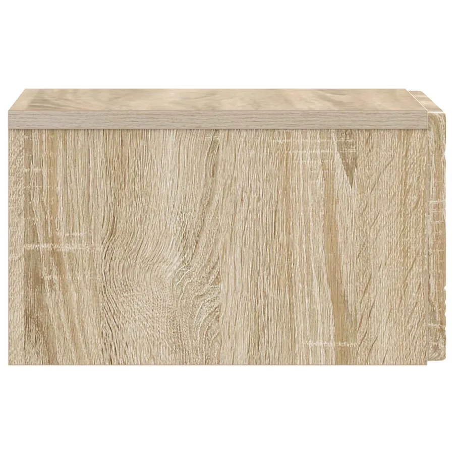 Cabinet de chevet mural 2 pcs Chêne Sonoma 49 x 34,5 x 20 cm - 7