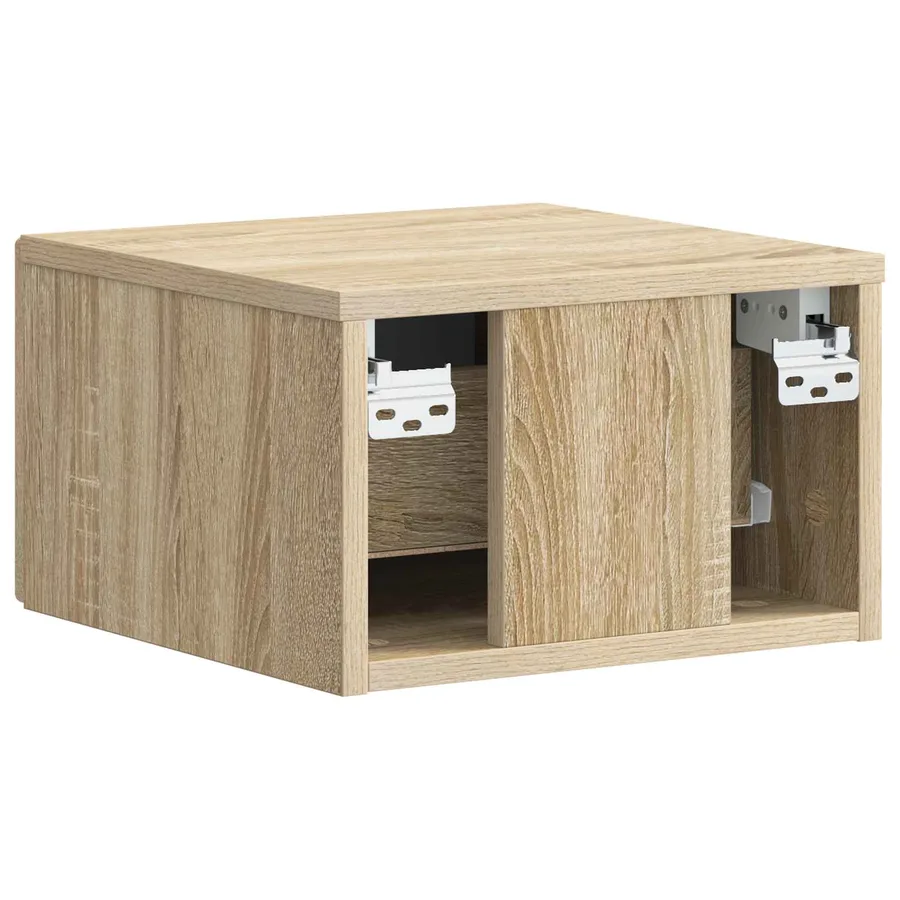 Cabinet de chevet mural Chêne Sonoma 34,5 x 33 x 20 cm - 7