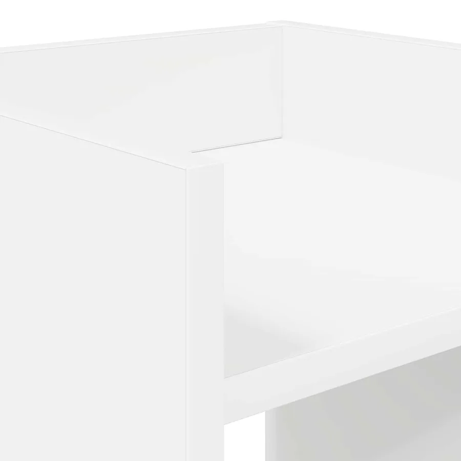 Support de Plante 2 pc Blanc 30 x 30 x 60 cm Bois d’ingénierie - 9