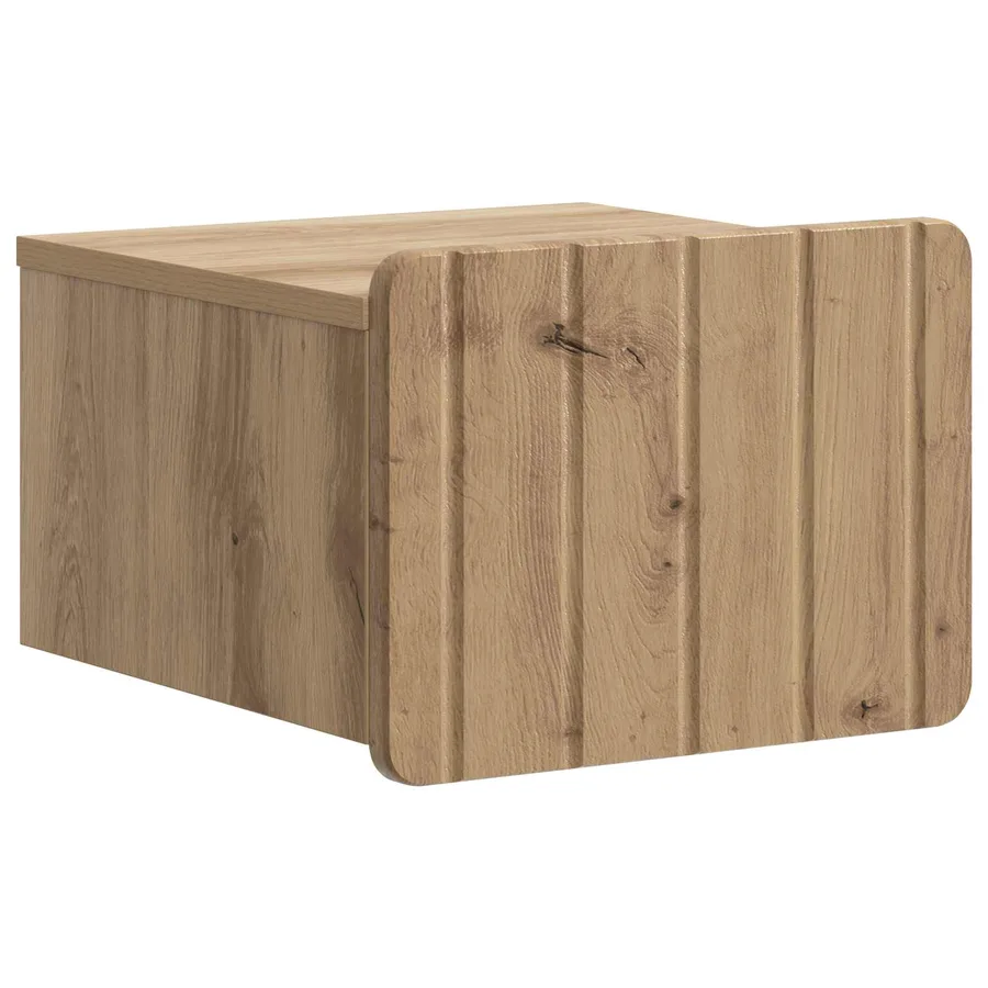 Cabinet de chevet mural 2 pc Chêne artisanal 33 x 34,5 x 24 cm - 5