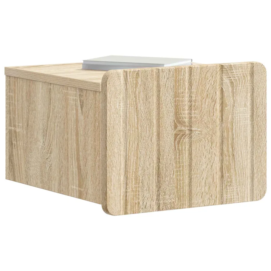 Cabinet de chevet mural 2 pcs Chêne Sonoma 33 x 34,5 x 24 cm - 3