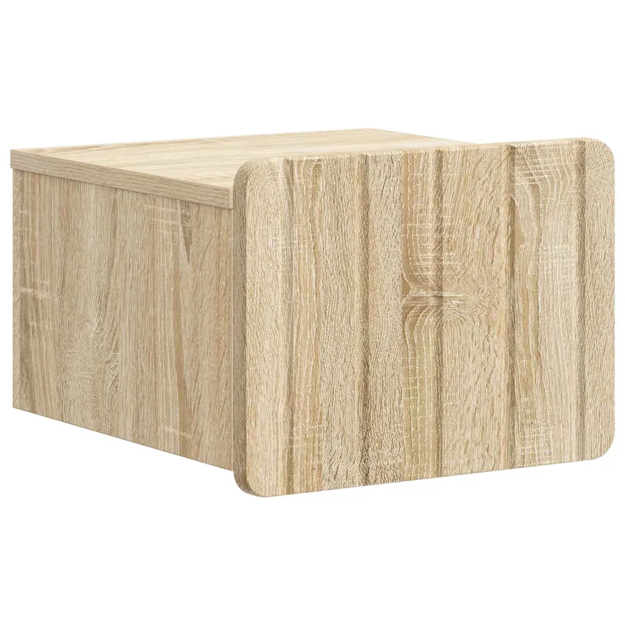 Cabinet de chevet mural 2 pcs Chêne Sonoma 33 x 34,5 x 24 cm - 5