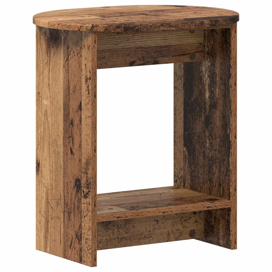 Table d'appoint Bois ancien 50 x 39,5 x 55 cm Bois d'ingénierie - 2