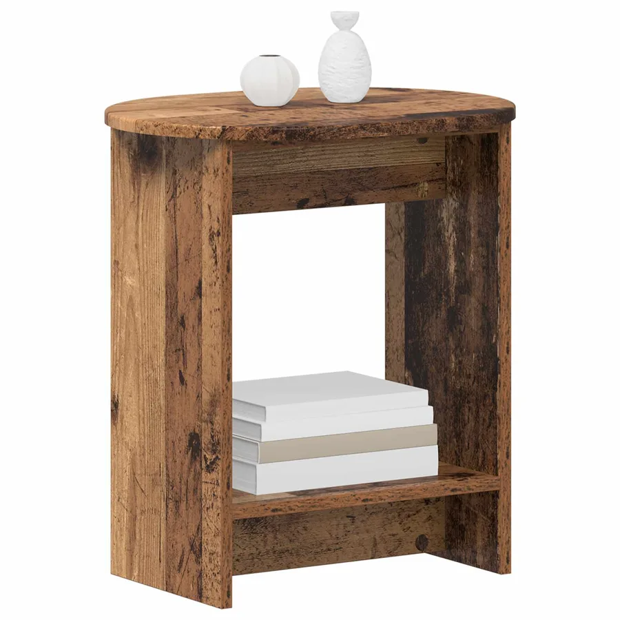Table d'appoint Bois ancien 50 x 39,5 x 55 cm Bois d'ingénierie - 3