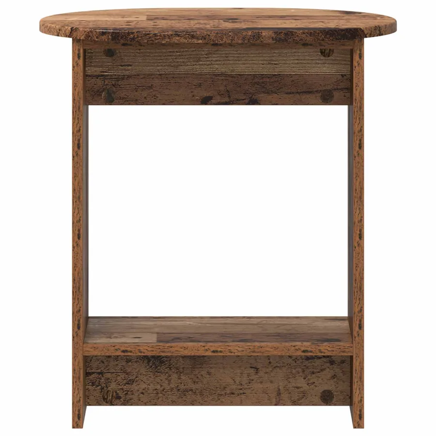 Table d'appoint Bois ancien 50 x 39,5 x 55 cm Bois d'ingénierie - 4