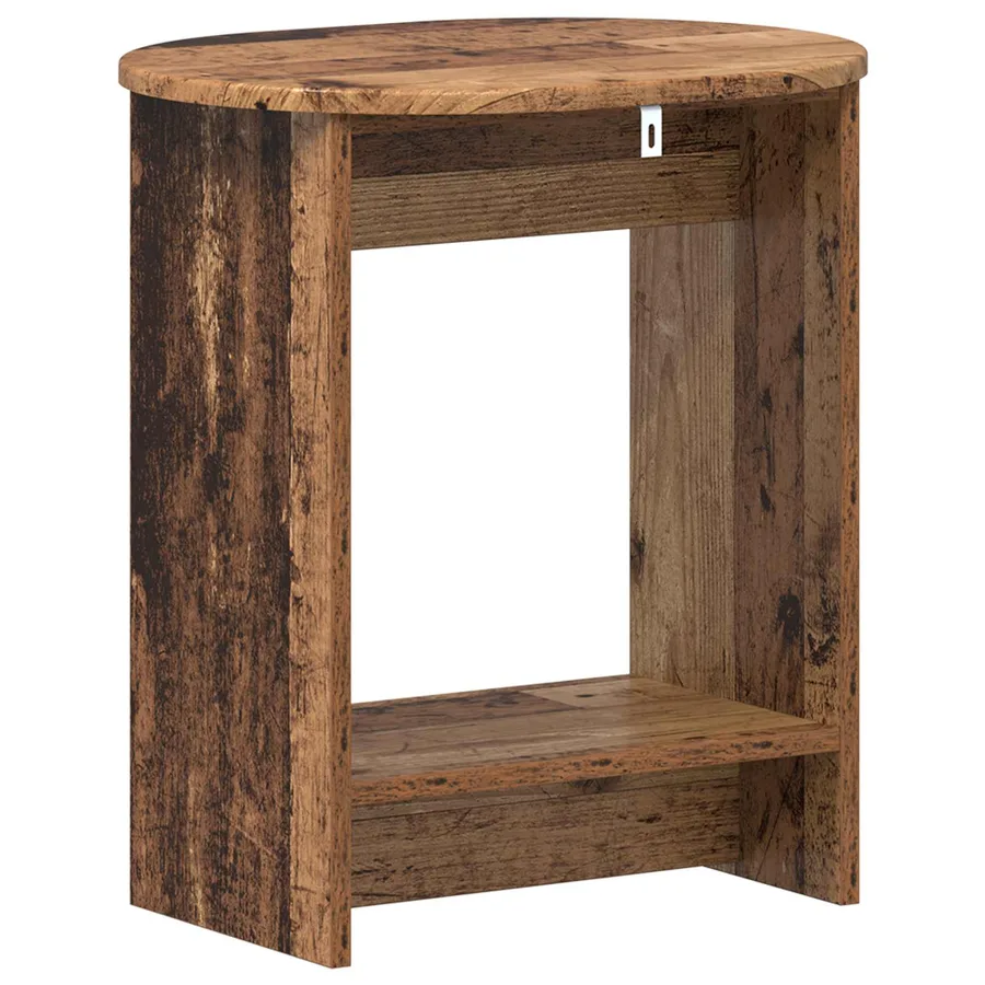Table d'appoint Bois ancien 50 x 39,5 x 55 cm Bois d'ingénierie - 6