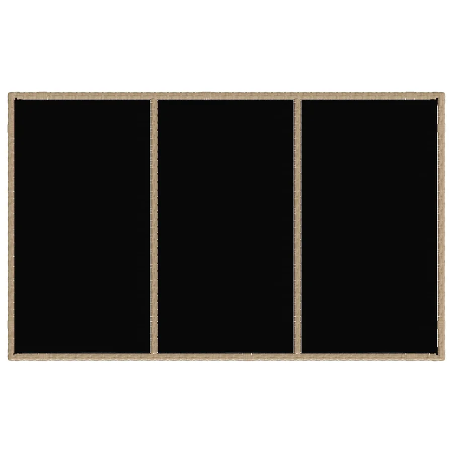 Ensemble de repas extérieur 5 pcs Beige et Gris clair - 6