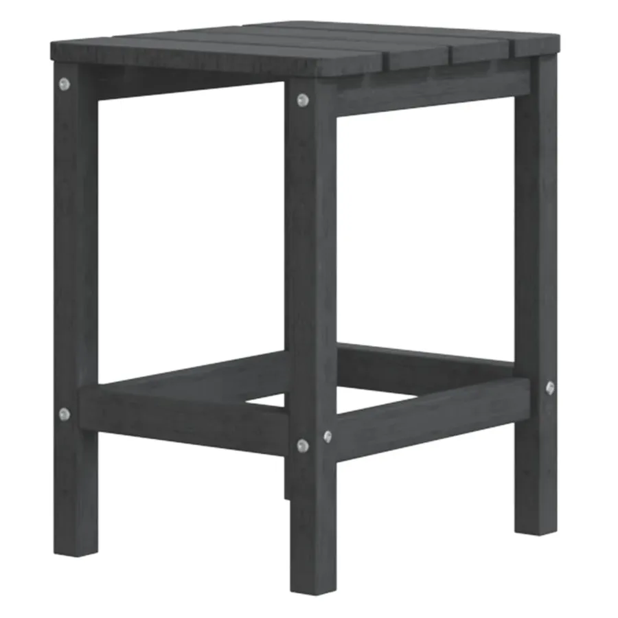 Table de jardin Adirondack Anthracite 38x38x46 cm PEHD - 2