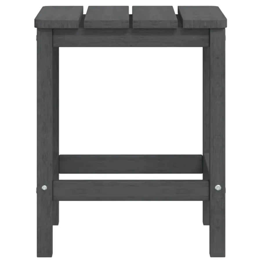 Table de jardin Adirondack Anthracite 38x38x46 cm PEHD - 5