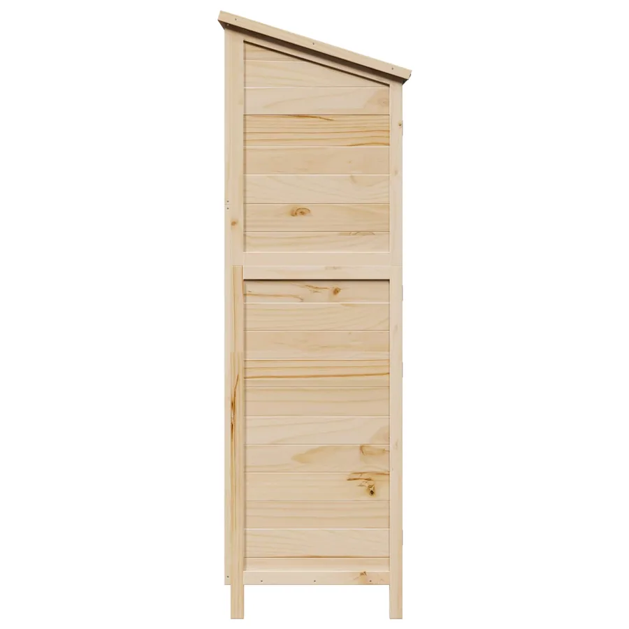 Abri de jardin Naturel 106 x 56 x 176,5 cm Bois de Sapin Massif - 6