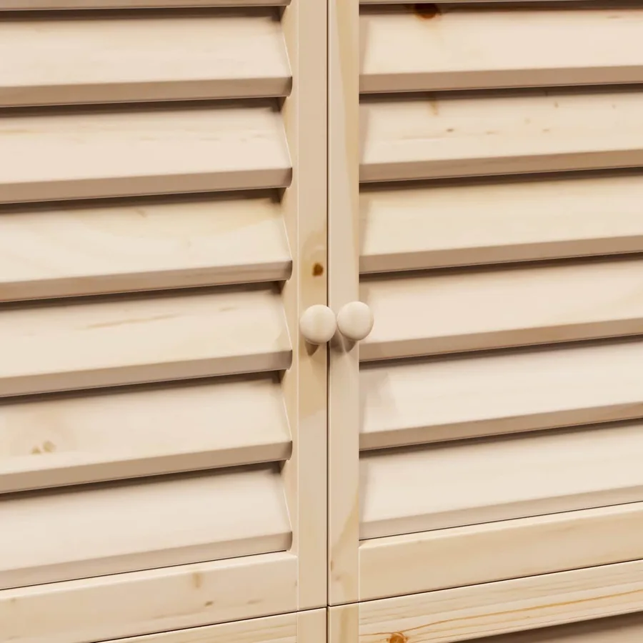 Abri de jardin Naturel 106 x 56 x 176,5 cm Bois de Sapin Massif - 9