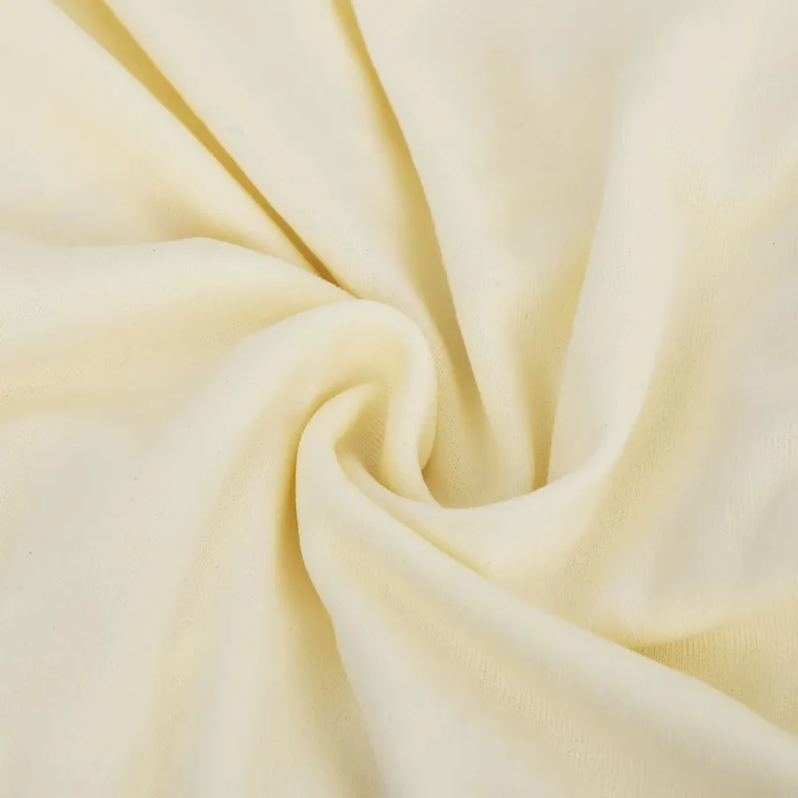 Housse extensible de canapé 3 places Crème Jersey de polyester - 4