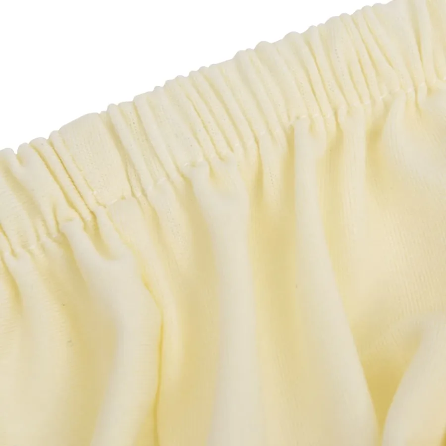Housse extensible de canapé 3 places Crème Jersey de polyester - 5