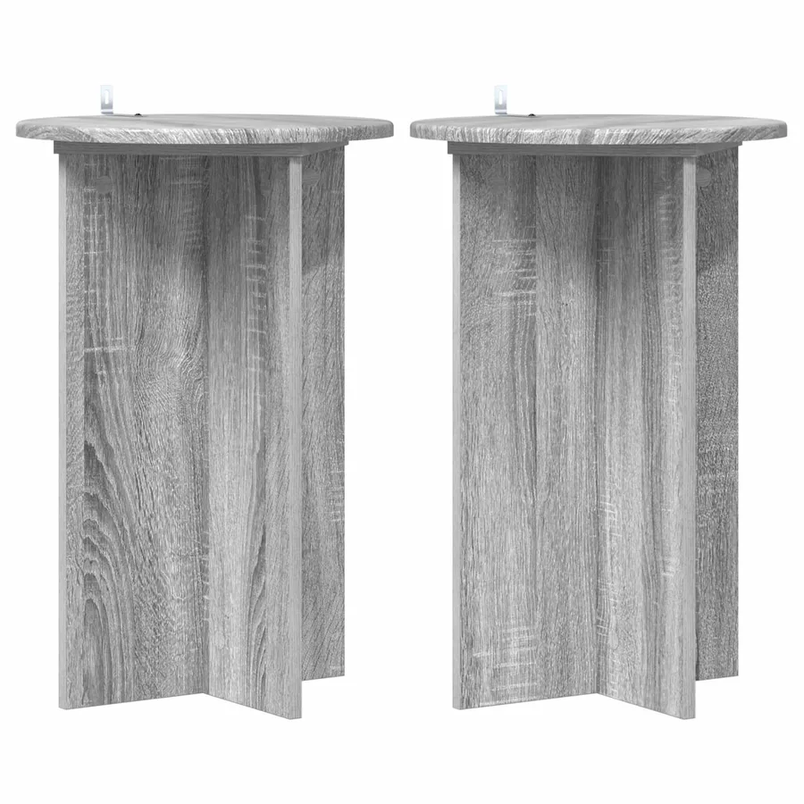 Support de Plante 2 pcs Sonoma gris Ø40 x 60 cm - 2
