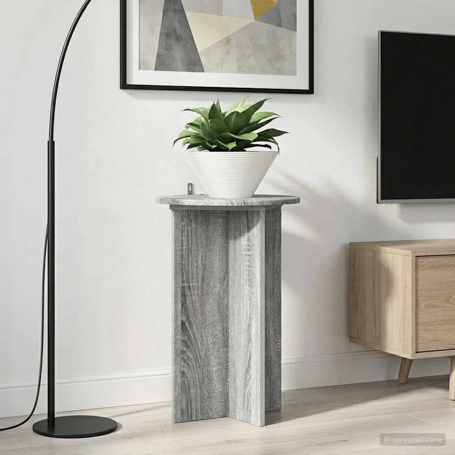 Support de Plante 2 pcs Sonoma gris Ø40 x 60 cm - 4