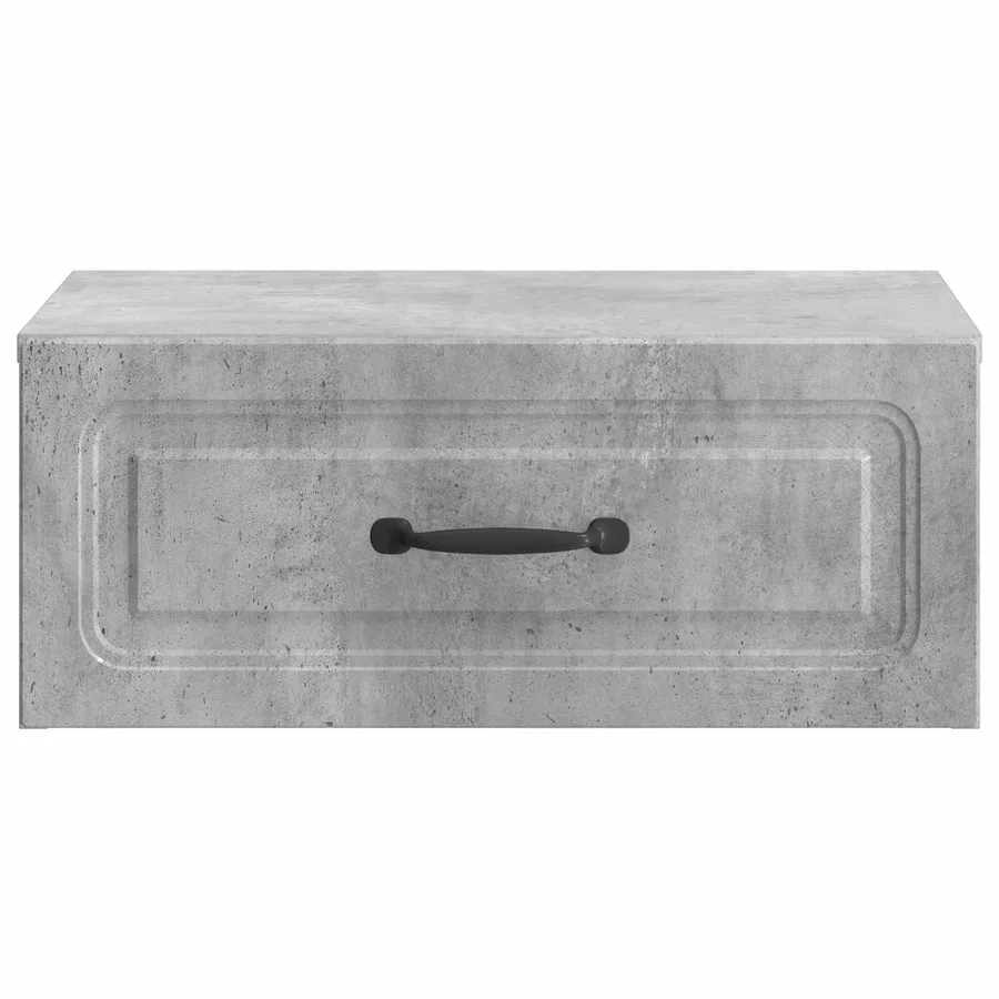 Cabinet de chevet mural 2 pcs Gris béton 49 x 34,5 x 20 cm - 7