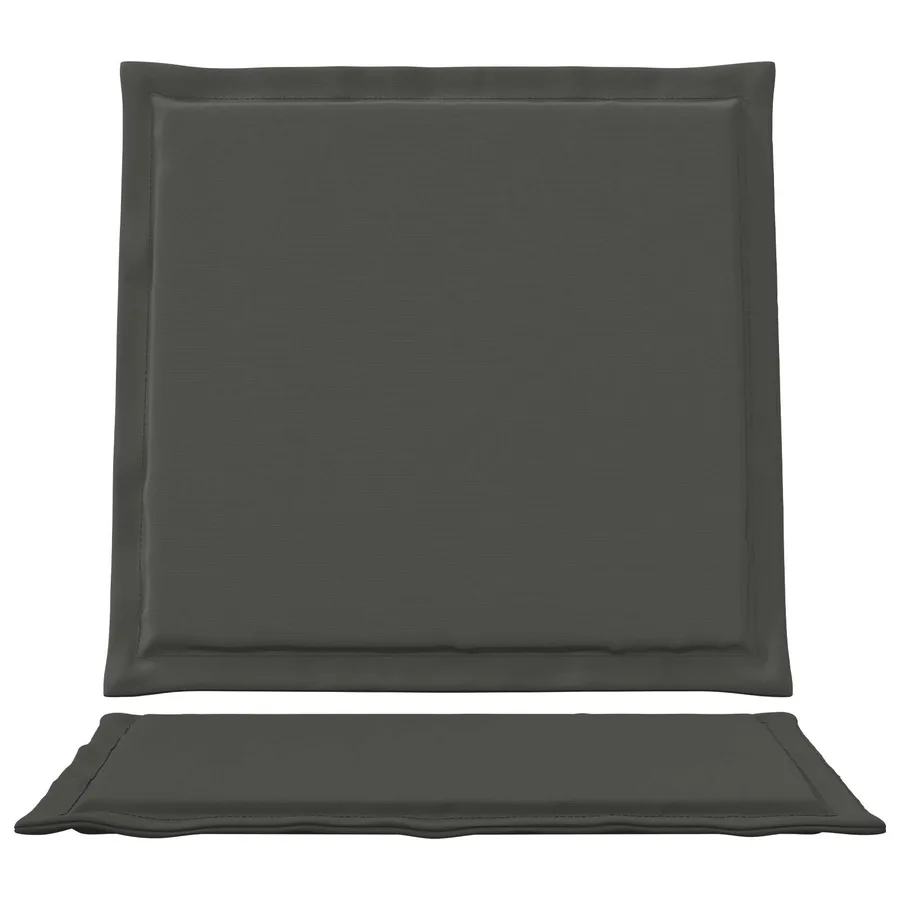 Coussins de siège et de dos 2 pcs Anthracite 47 x 45 x 2 cm - 6