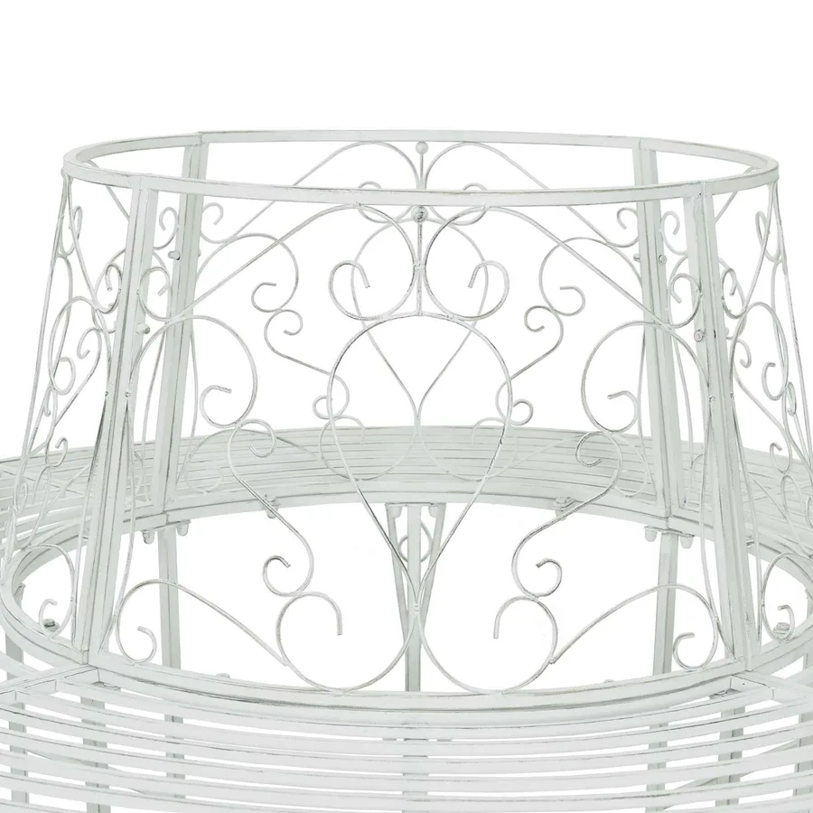 Banc d'Arbre 8-Nombre de places Ø 160 x 89 cm Acier - 5